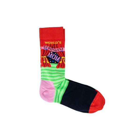 Happy Socks Women‘s Little House On The Moorland Sock – Buntes Design, Größe 3-7 (36-40)